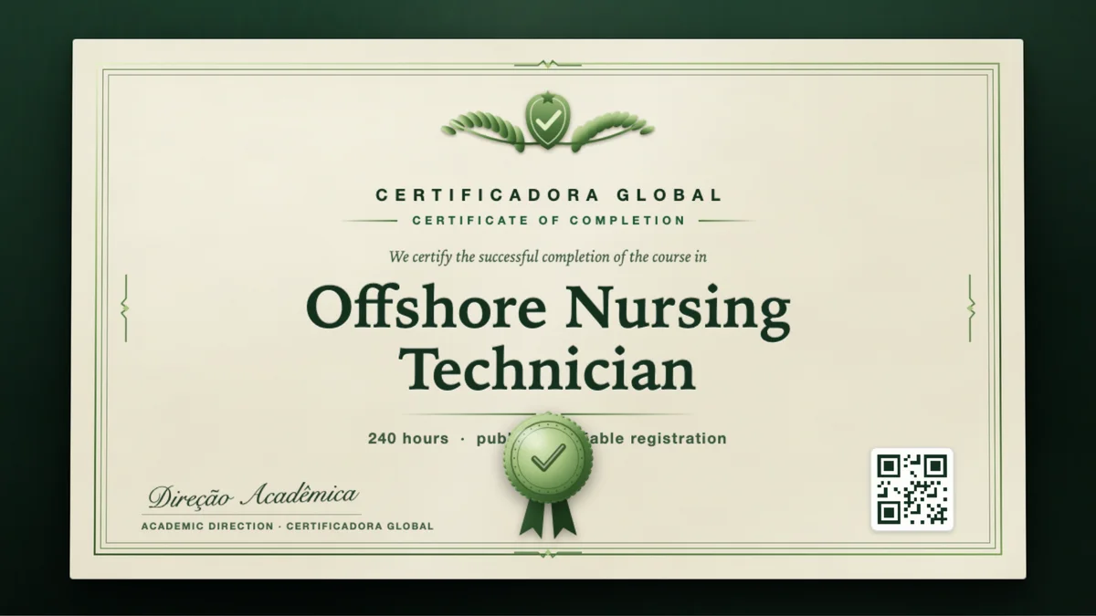 Cover of the Offshore Nursing Technician course
