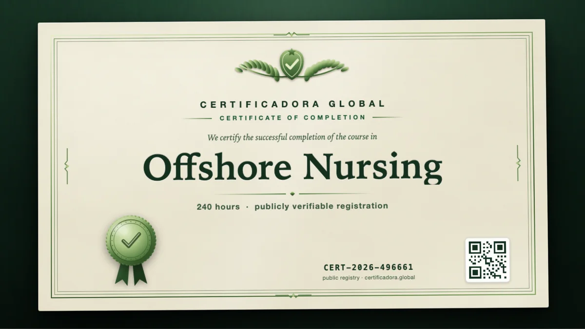 Cover of the Offshore Nursing course