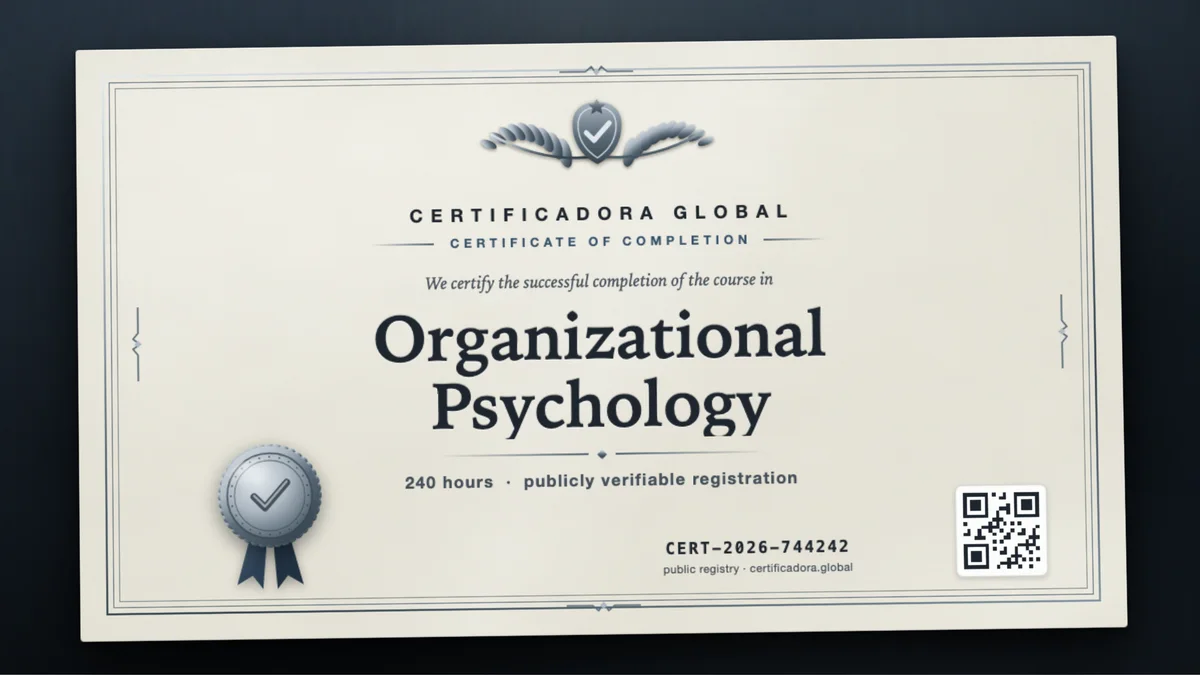 Cover of the Organizational Psychology course