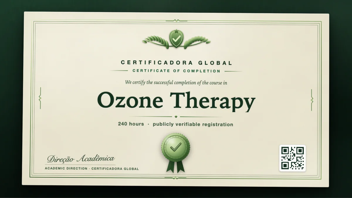 Cover of the Ozone Therapy course