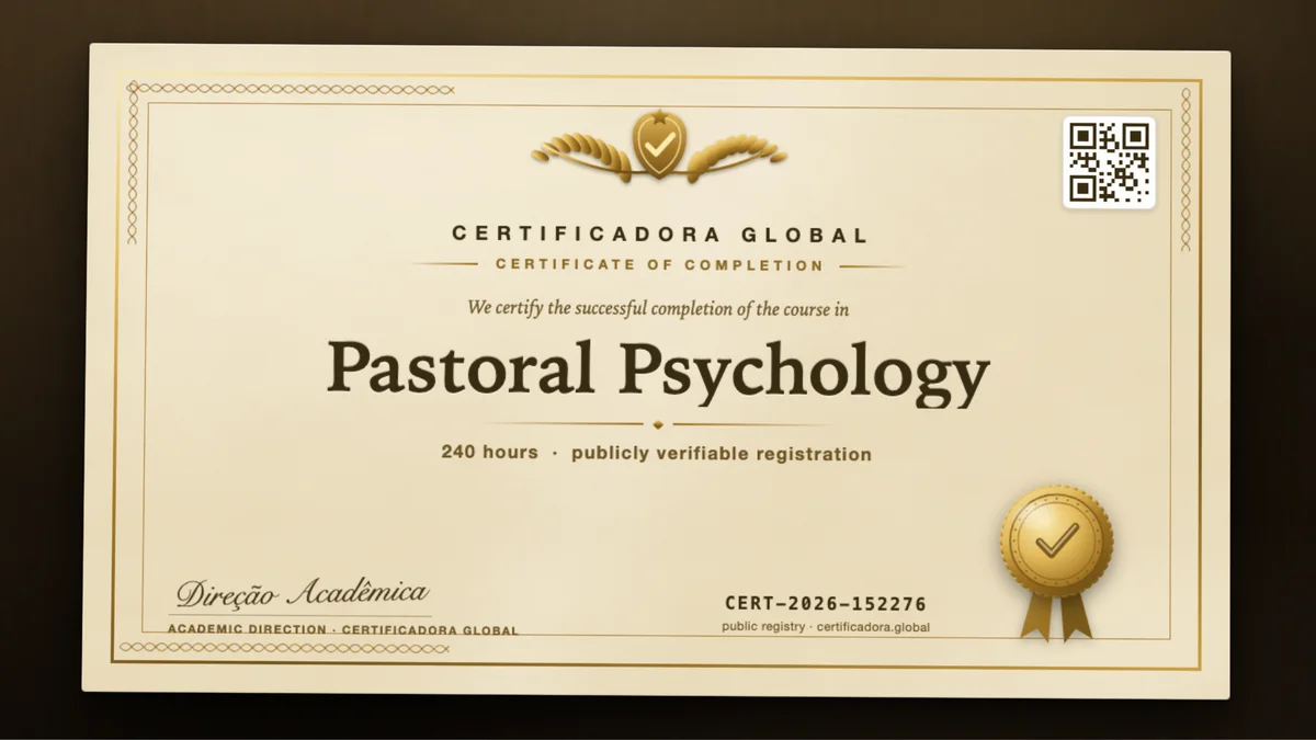 Cover of the Pastoral Psychology course