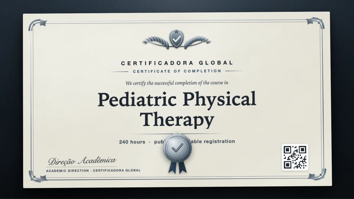 Cover of the Pediatric Physical Therapy course