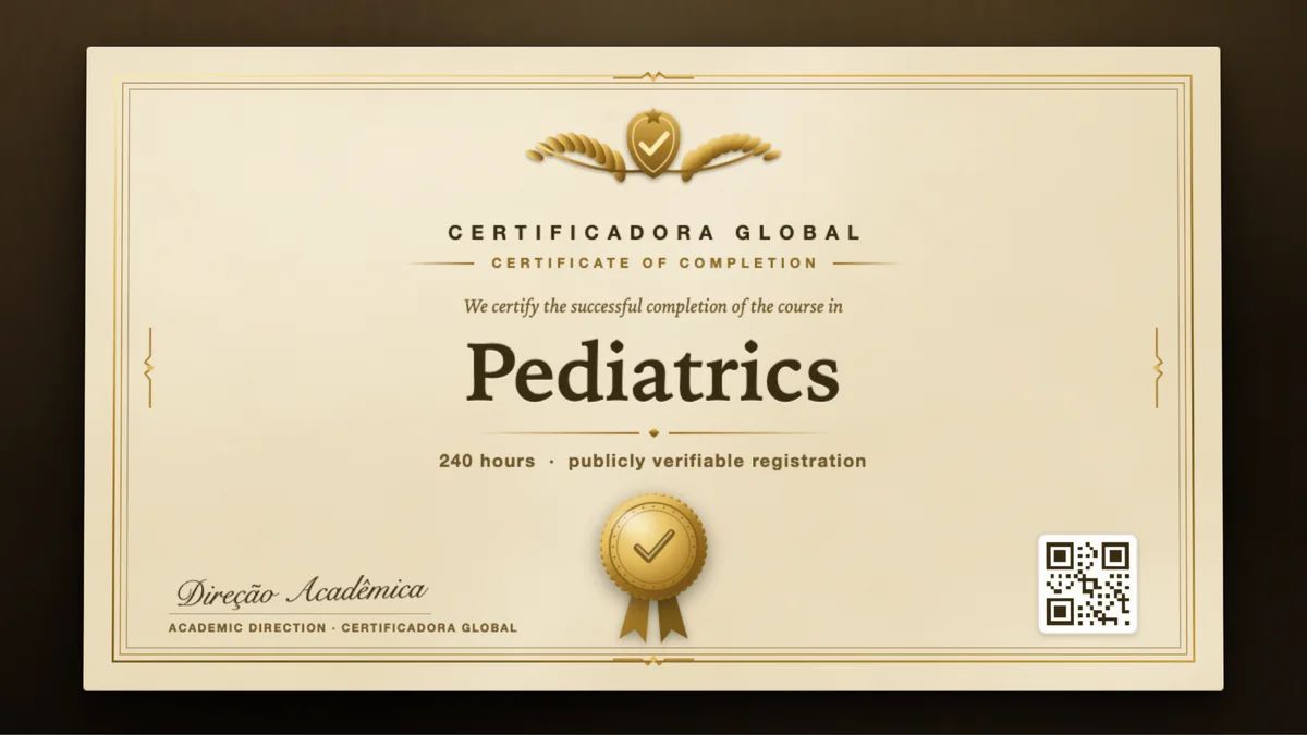 Cover of the Pediatrics course