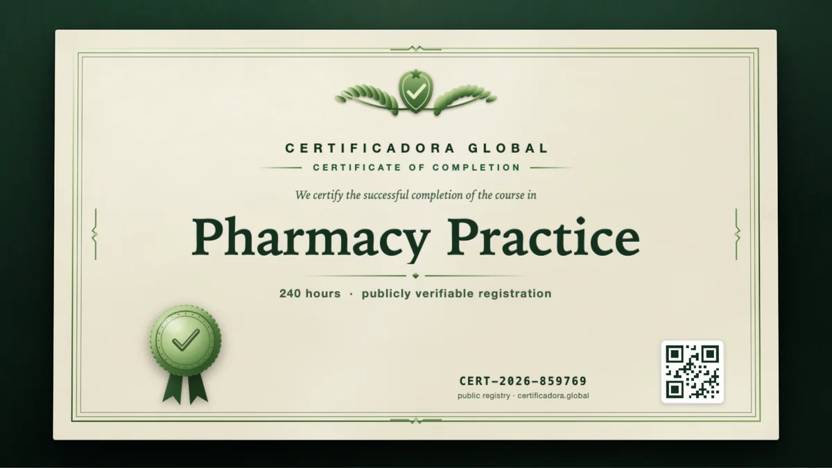 Cover of the Pharmacy Practice course