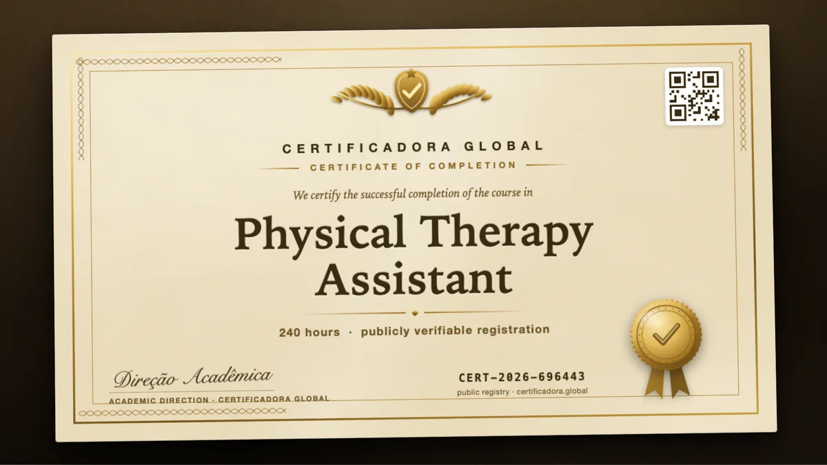 Cover of the Physical Therapy Assistant course
