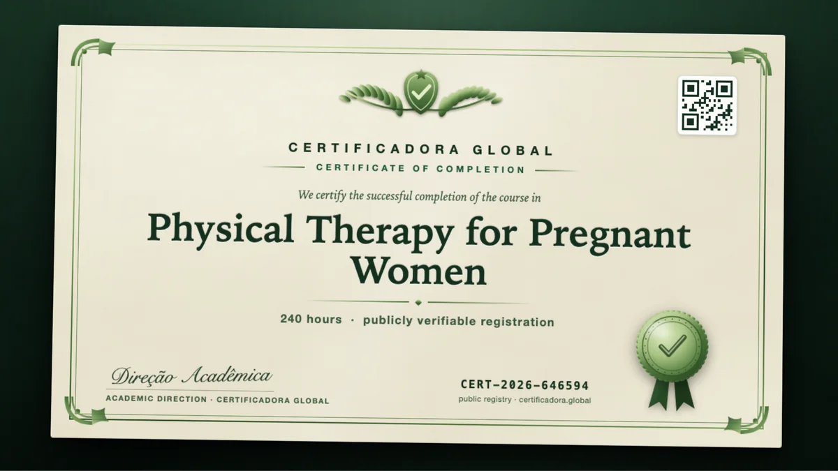 Cover of the Physical Therapy for Pregnant Women course