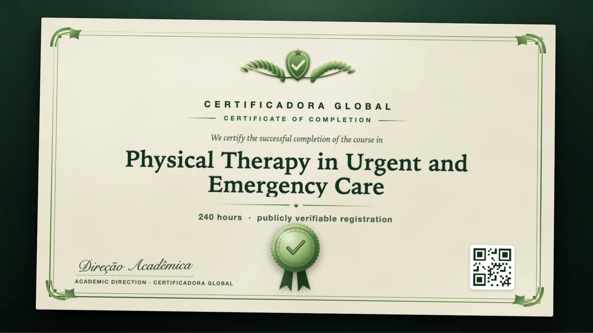 Cover of the Physical Therapy in Urgent and Emergency Care course