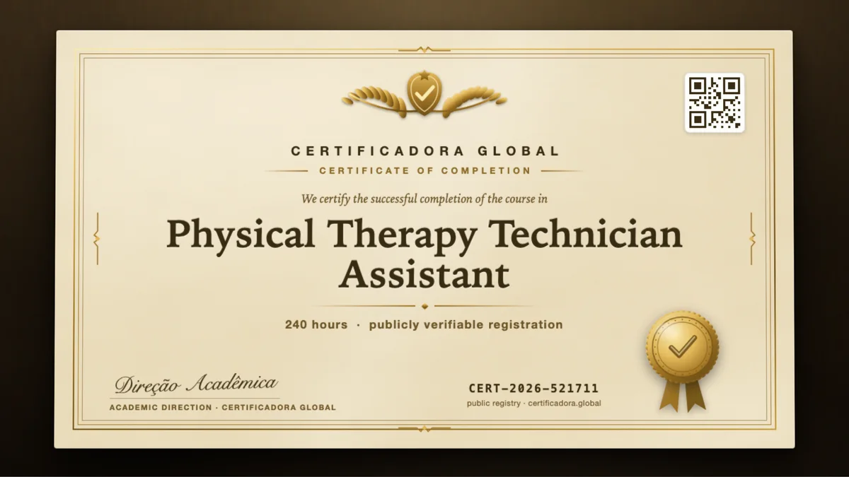 Cover of the Physical Therapy Technician Assistant course