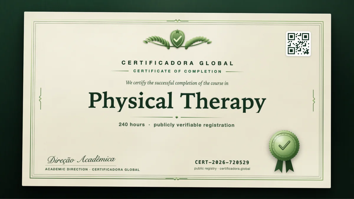 Cover of the Physical Therapy course