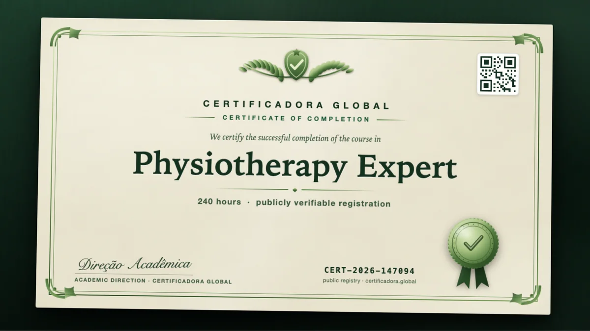 Cover of the Physiotherapy Expert course