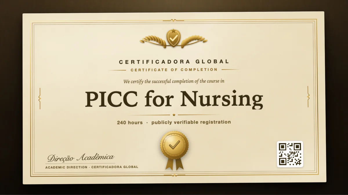 Cover of the PICC for Nursing course