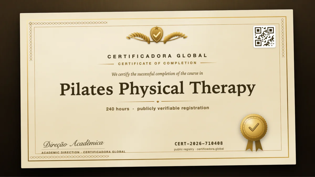 Cover of the Pilates Physical Therapy course