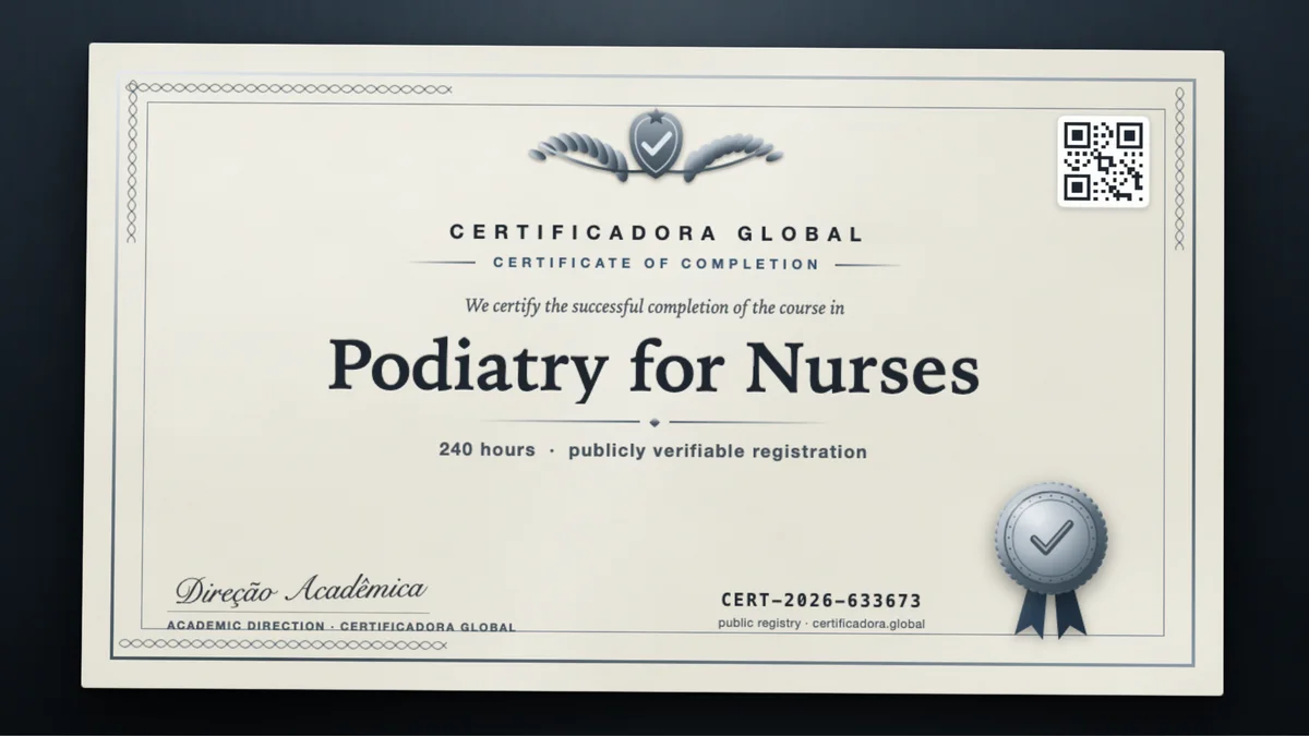 Cover of the Podiatry for Nurses course