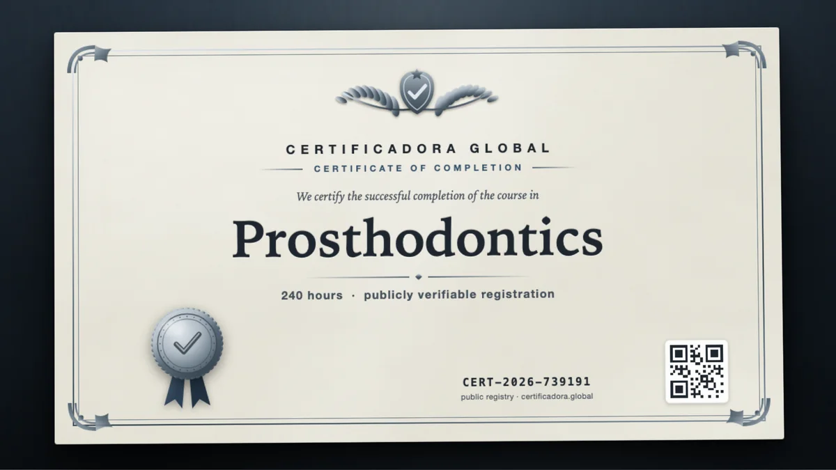 Cover of the Prosthodontics course