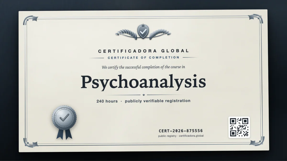 Cover of the Psychoanalysis course