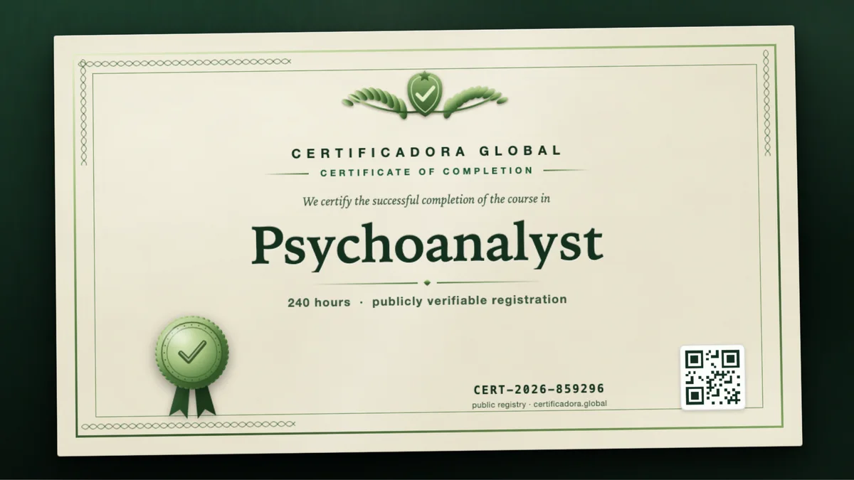 Cover of the Psychoanalyst course