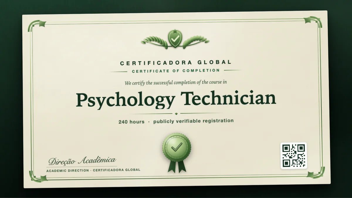 Cover of the Psychology Technician course