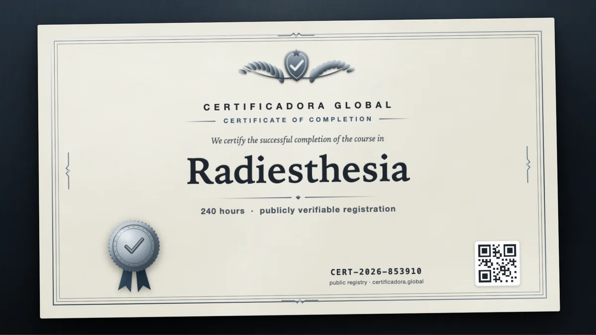 Cover of the Radiesthesia course