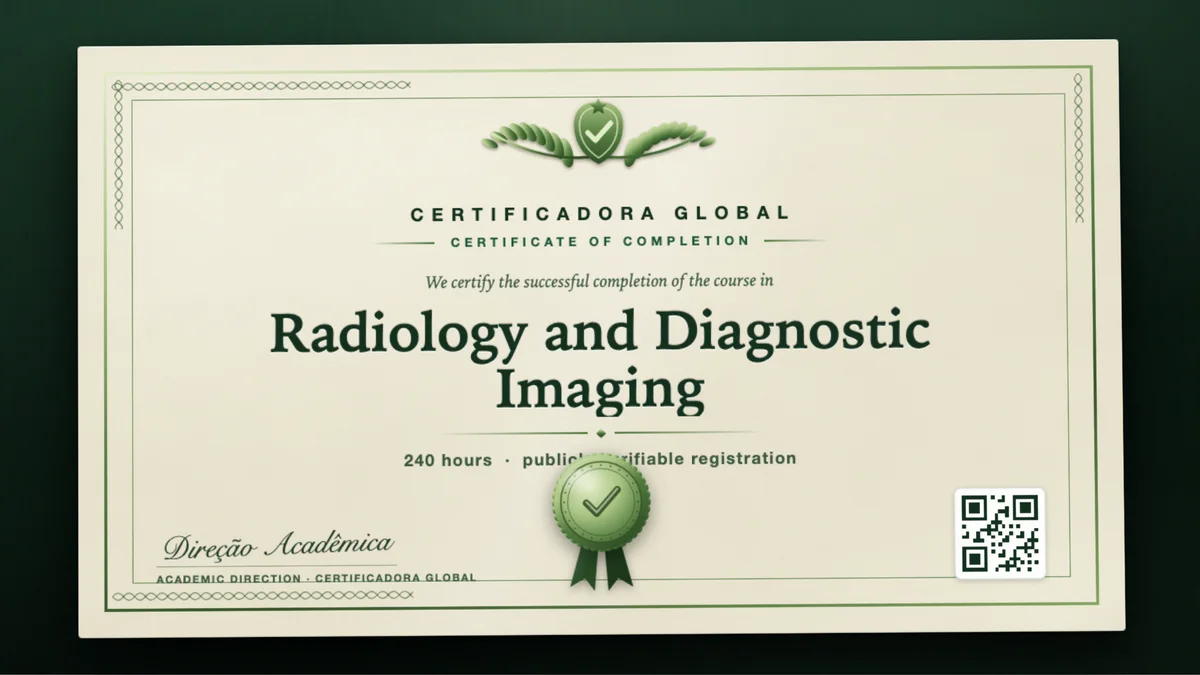Cover of the Radiology and Diagnostic Imaging course