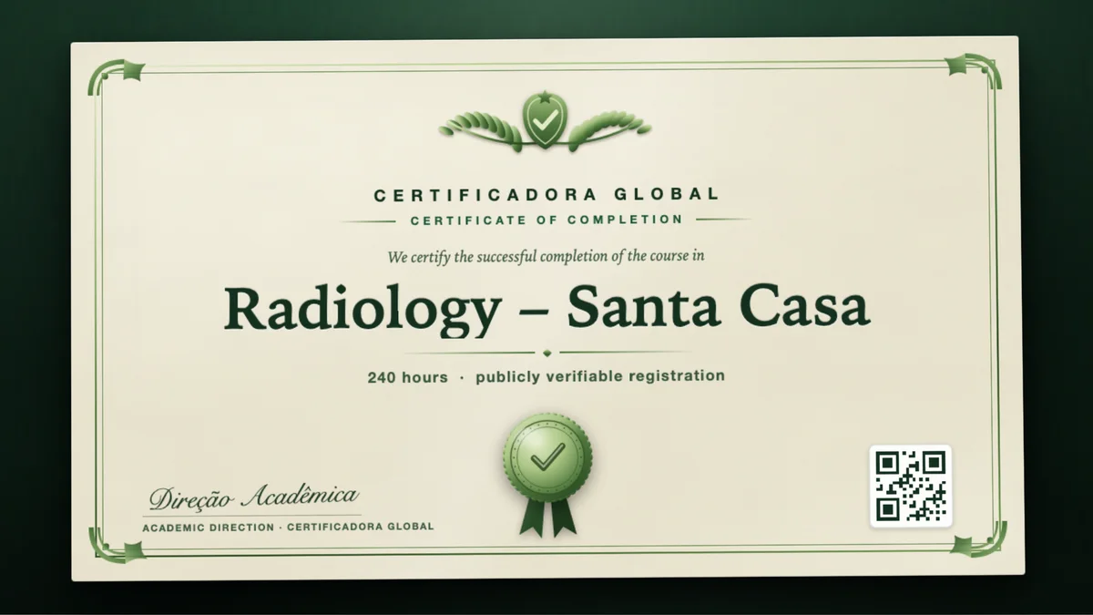 Cover of the Radiology – Santa Casa course