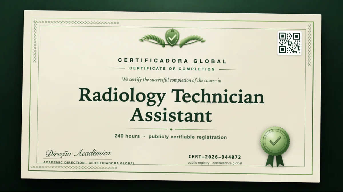 Cover of the Radiology Technician Assistant course