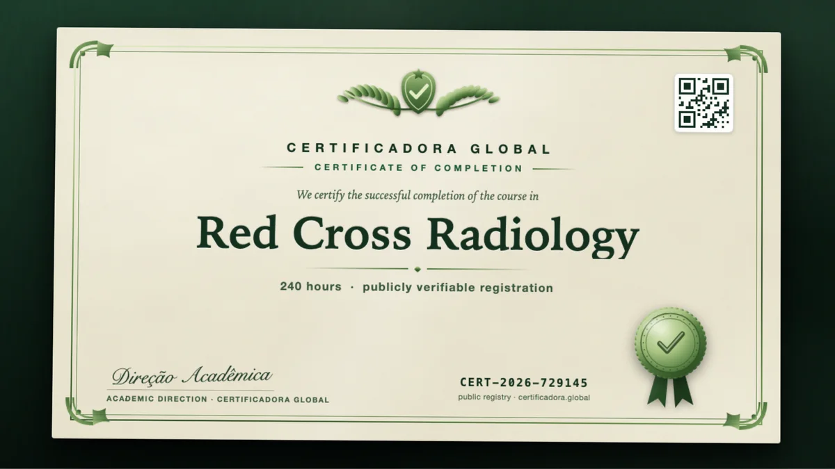 Cover of the Red Cross Radiology course