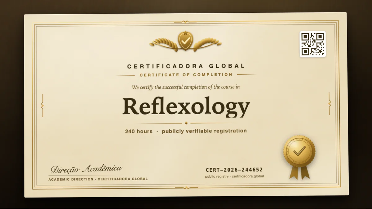 Cover of the Reflexology course