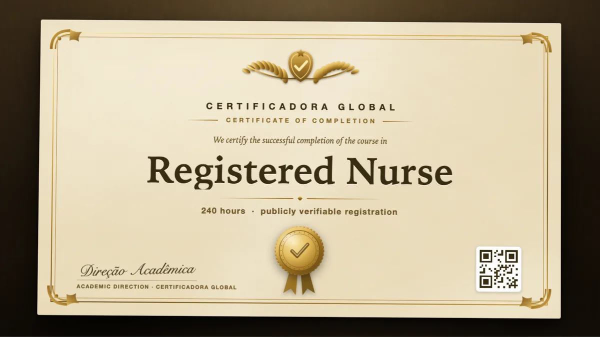 Cover of the Registered Nurse course