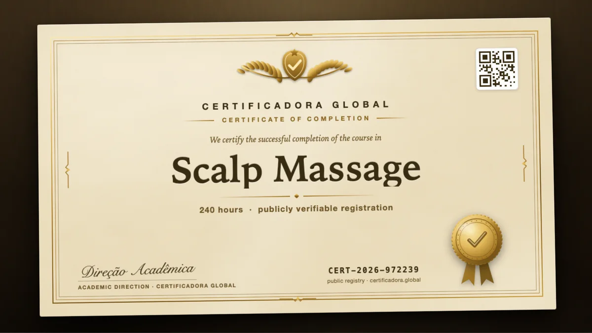 Cover of the Scalp Massage course