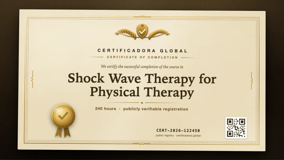 Cover of the Shock Wave Therapy for Physical Therapy course