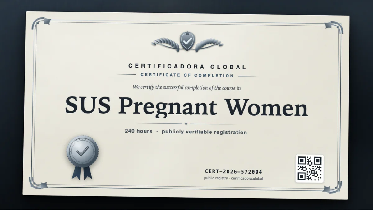 Cover of the SUS Pregnant Women course