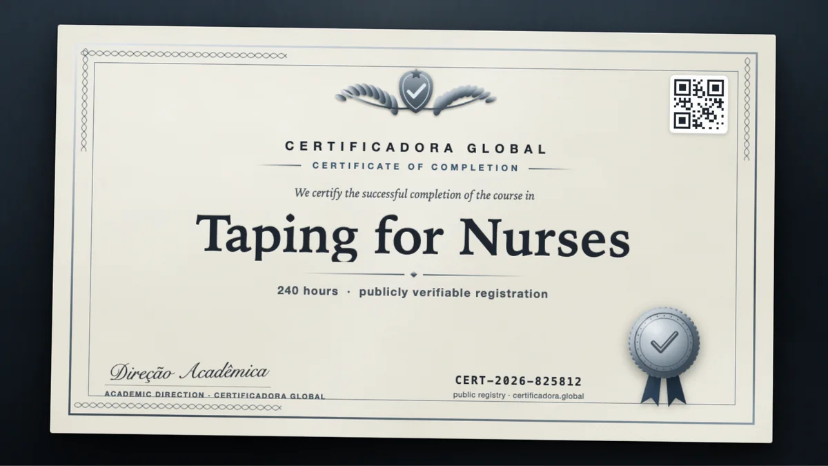 Cover of the Taping for Nurses course