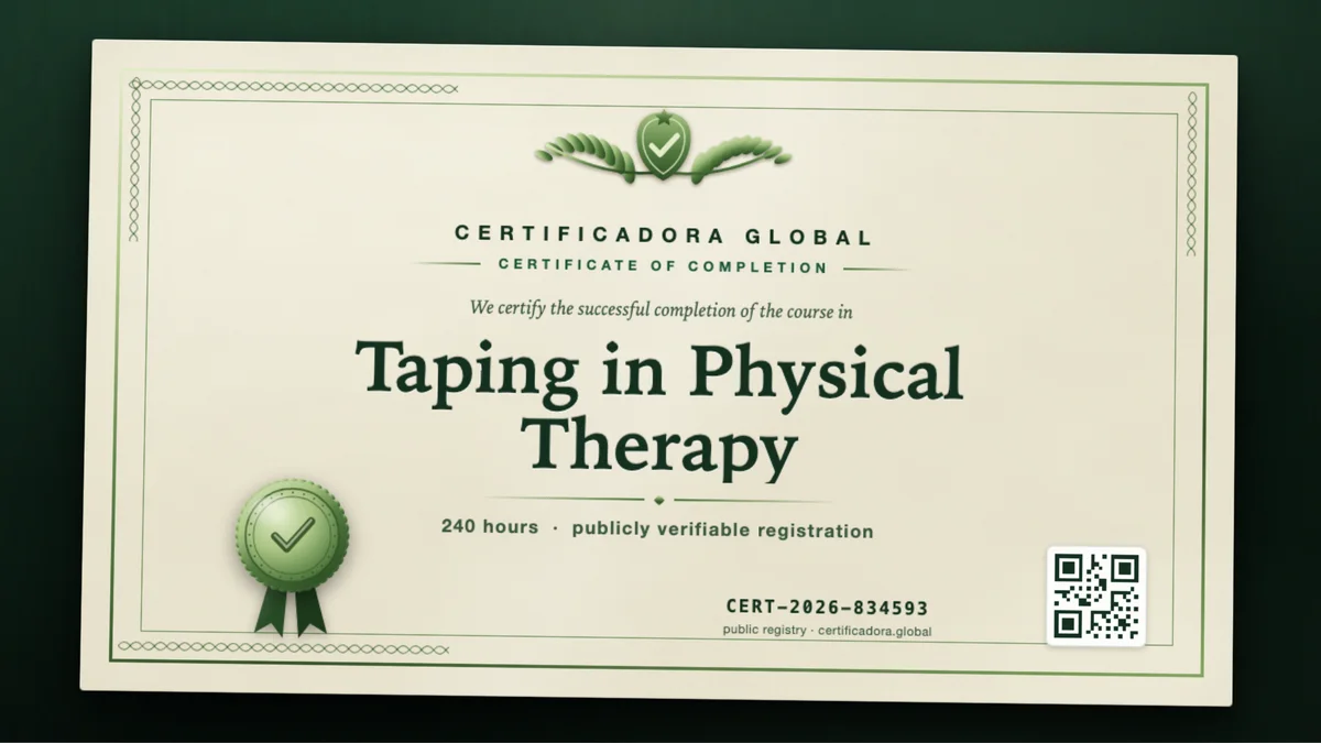 Cover of the Taping in Physical Therapy course