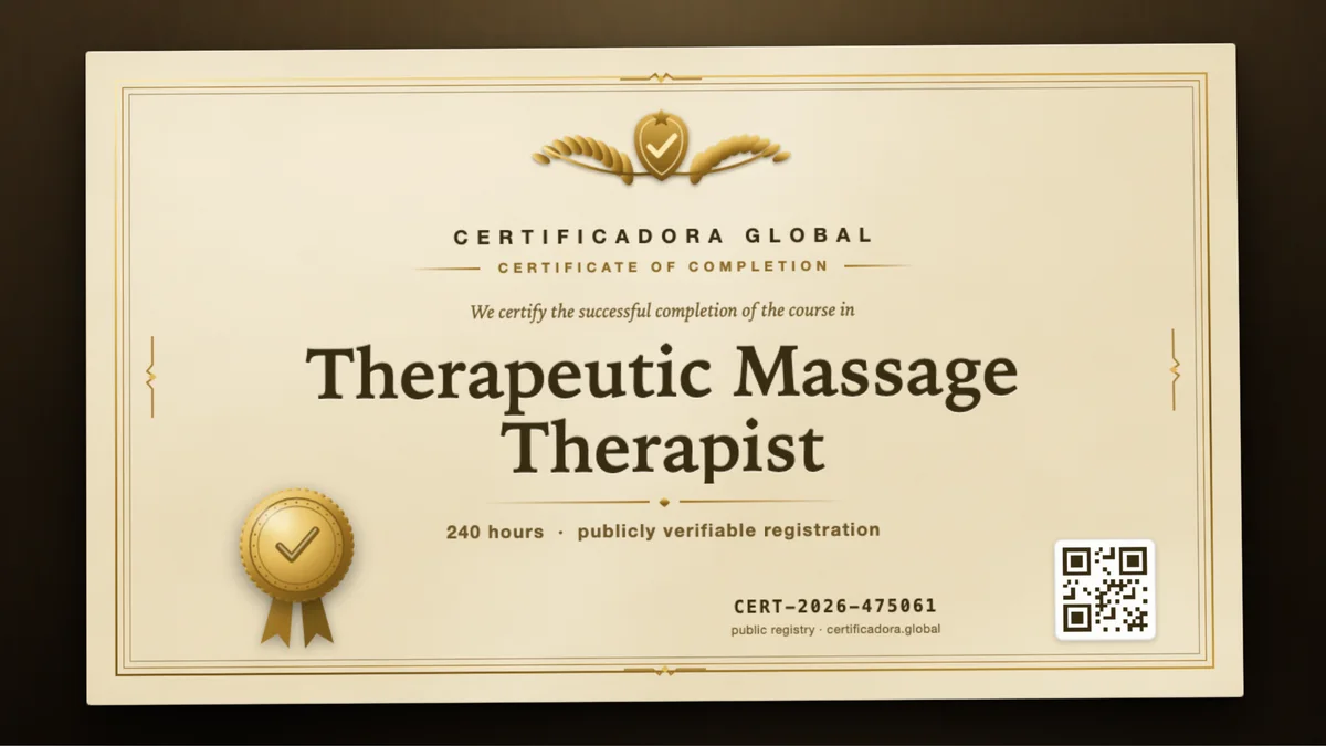 Cover of the Therapeutic Massage Therapist course