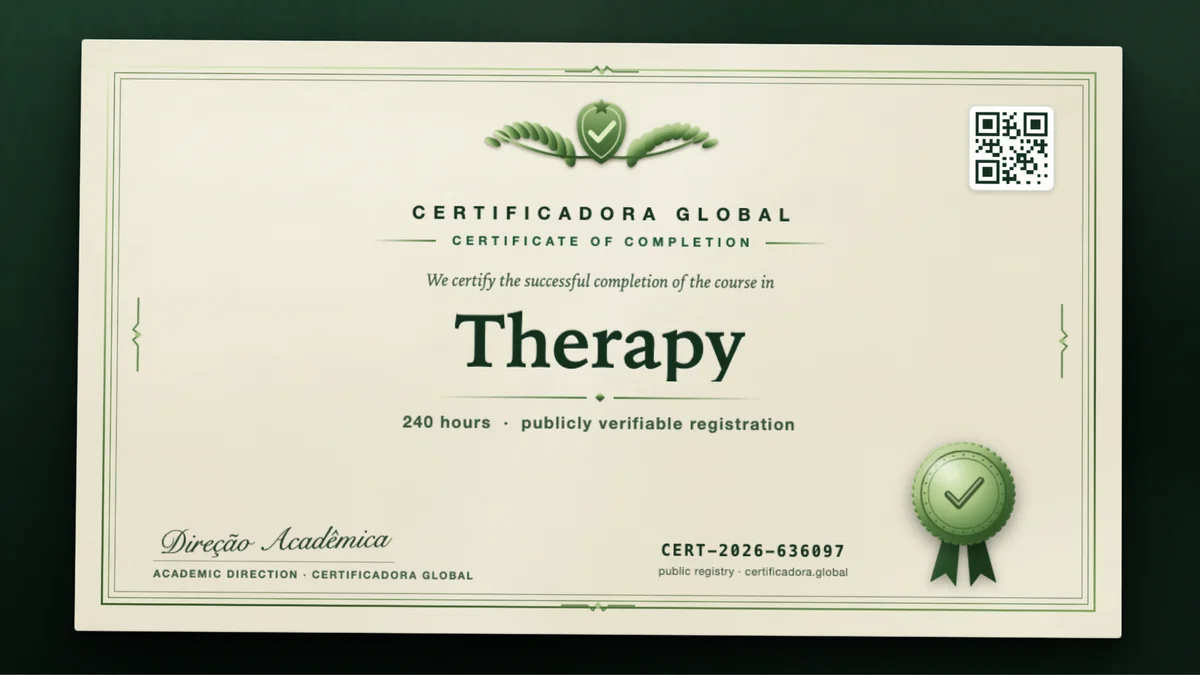 Cover of the Therapy course
