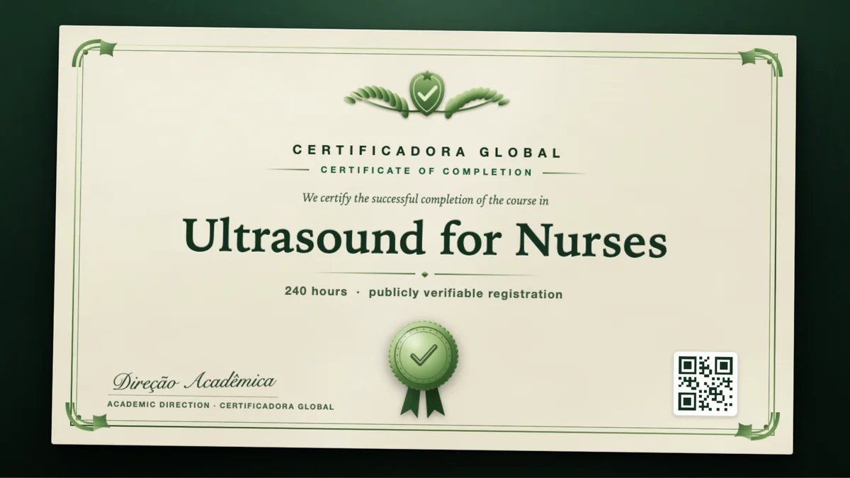 Cover of the Ultrasound for Nurses course