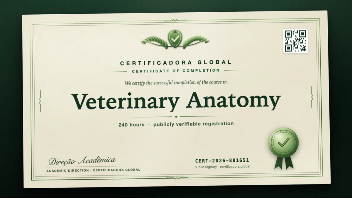 Cover of the Veterinary Anatomy course