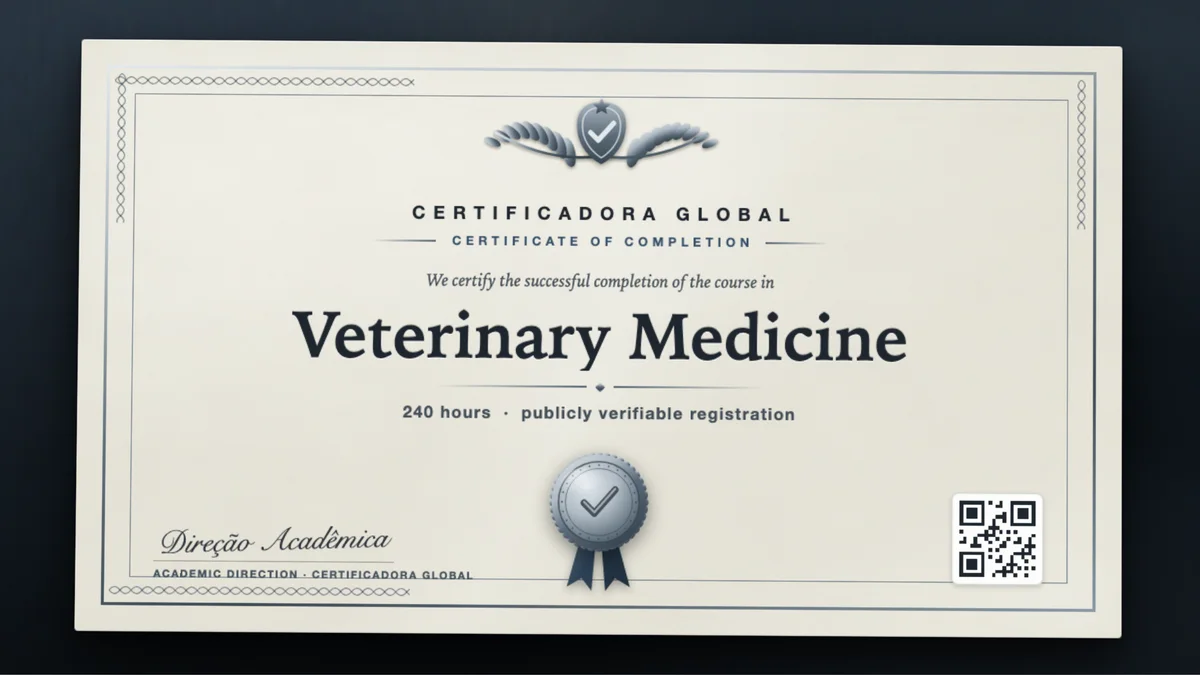 Cover of the Veterinary Medicine course