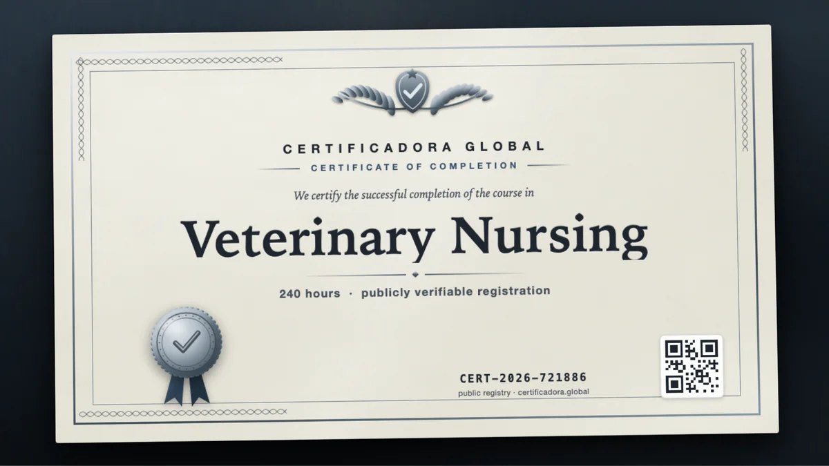 Cover of the Veterinary Nursing course