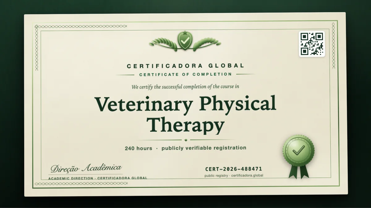 Cover of the Veterinary Physical Therapy course