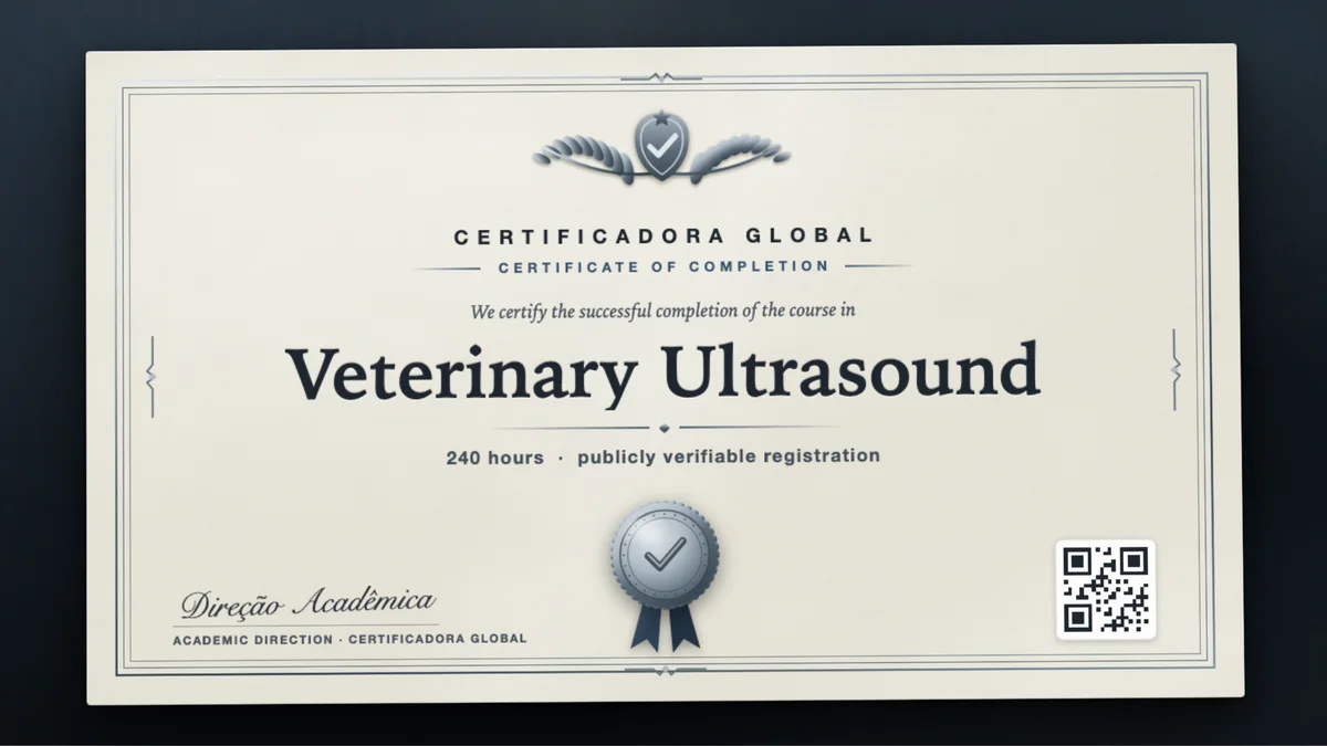 Cover of the Veterinary Ultrasound course