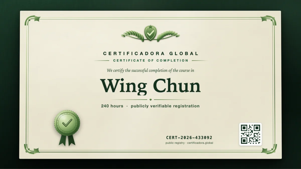 Cover of the Wing Chun course
