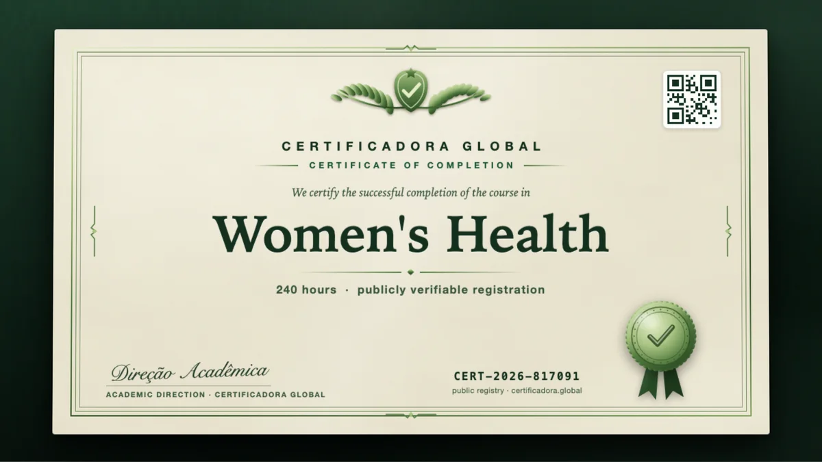 Cover of the Women's Health course