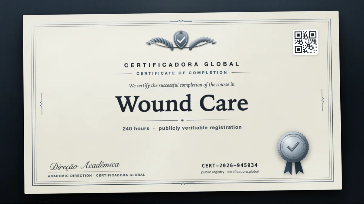 Cover of the Wound Care course
