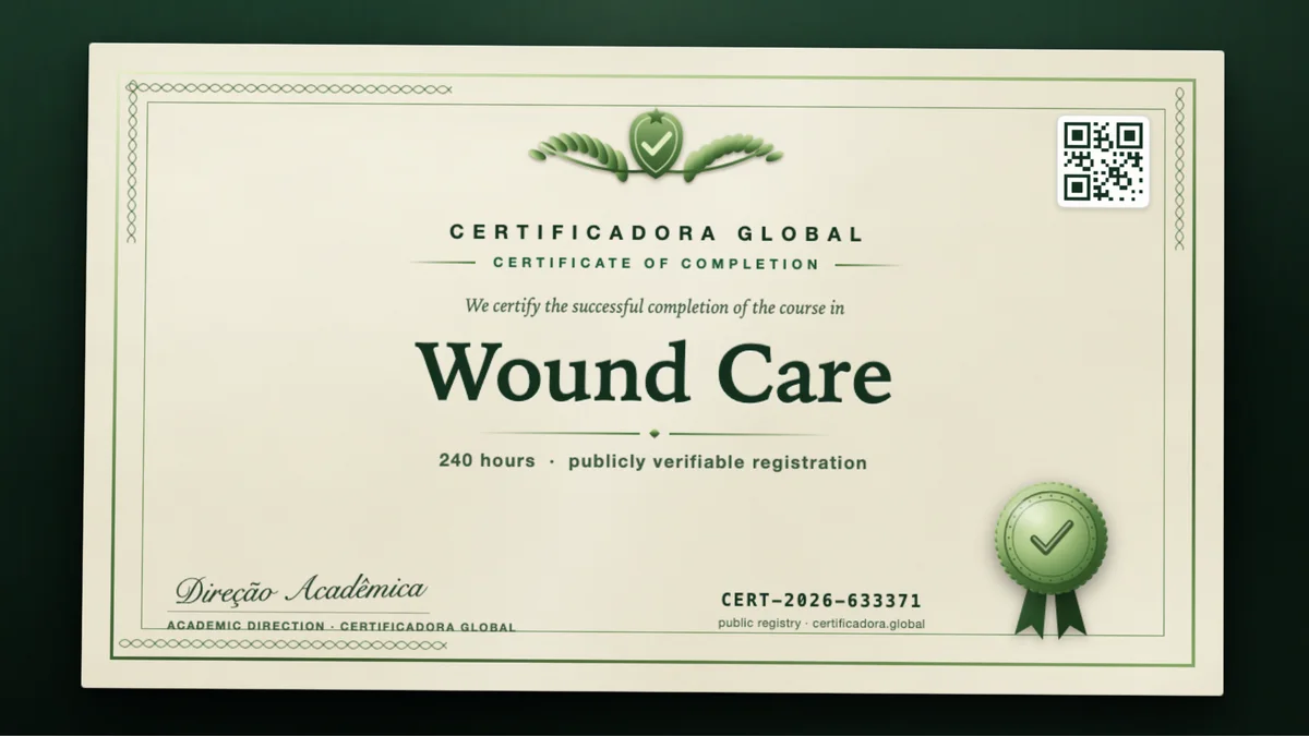 Cover of the Wound Care course