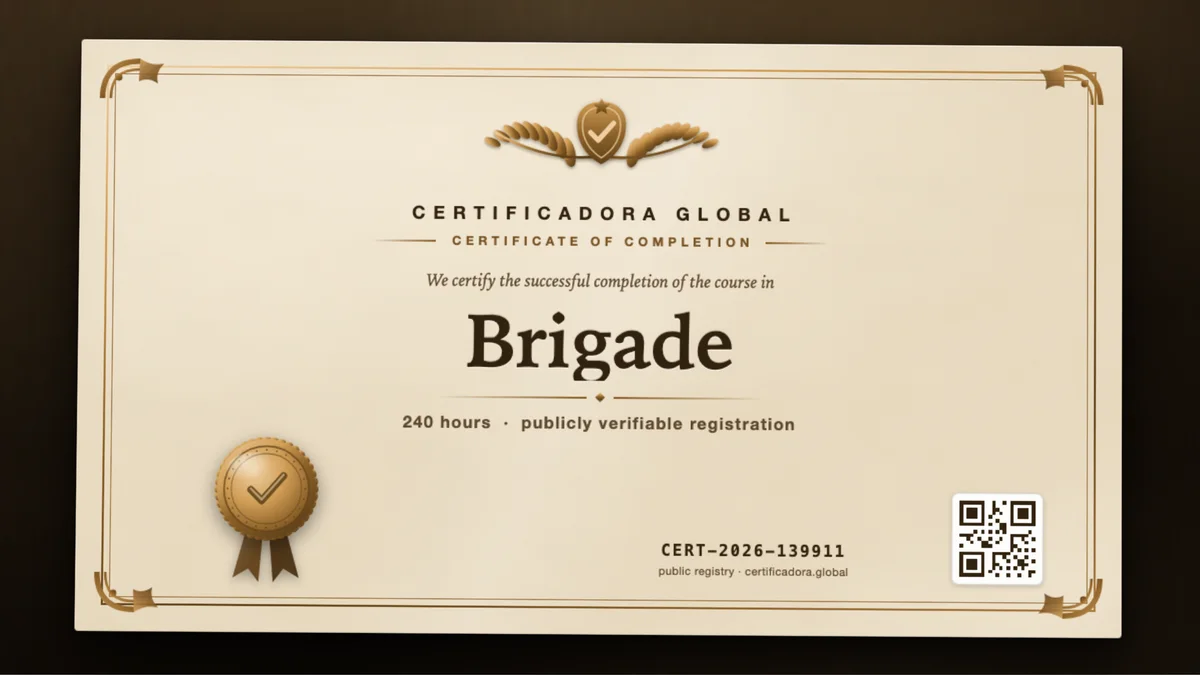 Cover of the Brigade course