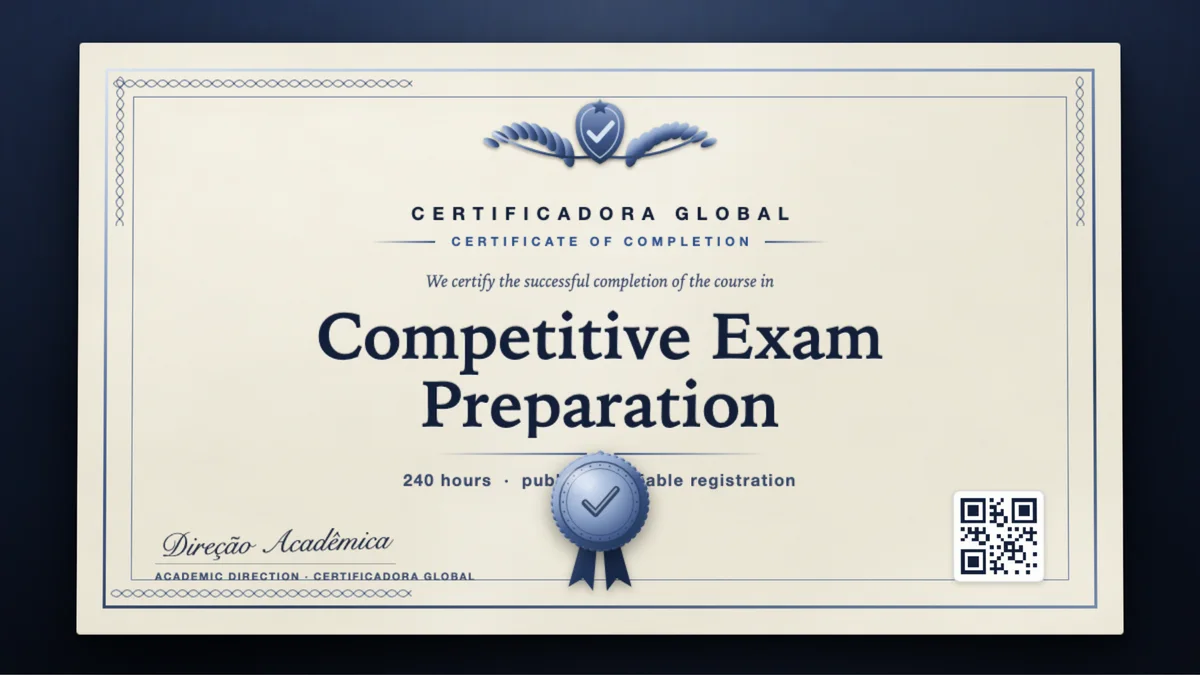 Cover of the Competitive Exam Preparation course