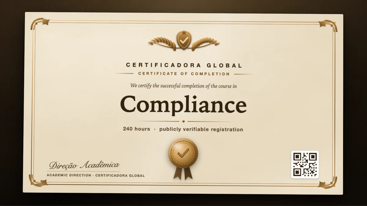 Cover of the Compliance course
