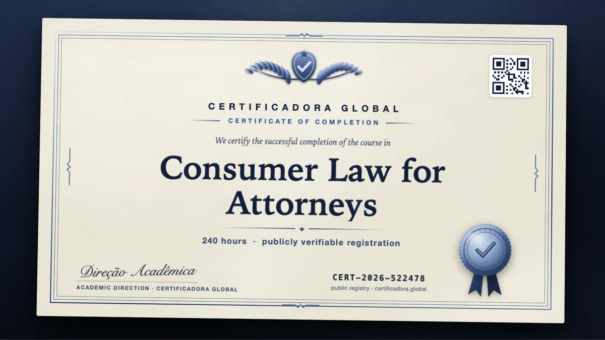 Cover of the Consumer Law for Attorneys course