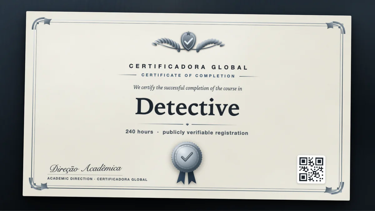 Cover of the Detective course